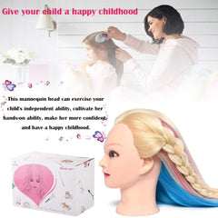 MYSWEETY hair mannequin head clamp setup for secure styling