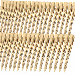 Mythos 40pcs golden duck-billed clips pack close-up for durable styling.