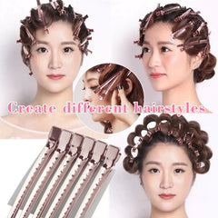 Mythos pink duck-bill clip hair-section use for precise pinning.