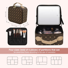 MYUREN waterproof cosmetic organizer cleans easily after splashes or stains.