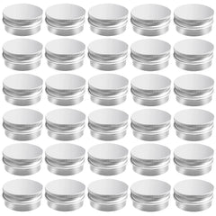 MYYZMY aluminum tin jar, compact 0.5oz, ideal for travel storage.