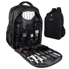 NADAENMF barber organizer backpack shows large capacity for tools on the go