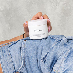 NAELI Retinoid Night Cream texture close-up highlighting smooth, plump skin