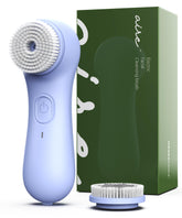 NågraCoola electric facial cleansing brush shown in shower for deep cleansing.