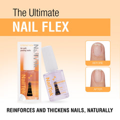 Nail Tek Formula 2 precision brush demonstrates easy, controlled application.