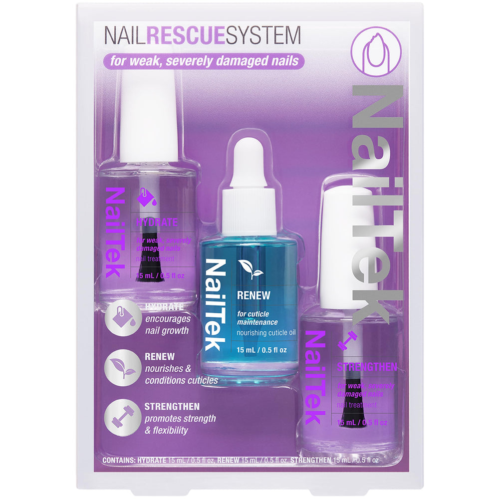Nail Tek Rescue Hydrate jar delivering deep nail hydration