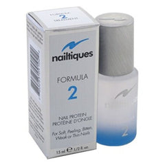 Nailtiques Formula 2 Protein bottle strengthens soft nails for everyday wear