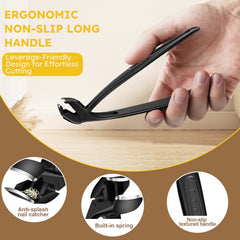 Nailysor precision angled head design ensures safer, easier trimming.