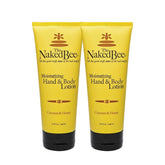 The Naked Bee Coconut & Honey lotion bottle with pump, ready for daily hydration