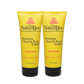 The Naked Bee Grapefruit Blossom Honey lotion bottle with hydrating formula for soft skin.