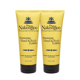 The Naked Bee Lavender Beeswax Absolute Lotion bottle for silky hands and smooth skin.