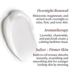 Nakery SkinRecovery cream texture close-up shows rich, hydrating formula.