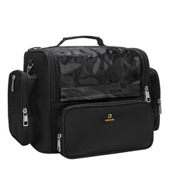 NAONAYA makeup brush bag tall-structure protects long brushes during travel.