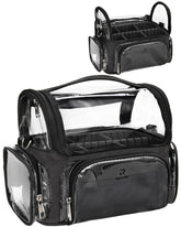 NAONAYA makeup brush case open full view shows organized interior for quick access.