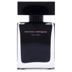 Narciso Rodriguez For Her 1oz bottle cap close-up—sleek premium design