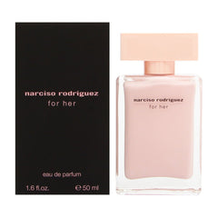 Narciso Rodriguez For Her EDP bottle close-up for everyday elegance and confidence.