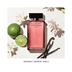 Narciso Rodriguez Musc Noir Rose swatch on wrist for all-day musk wear