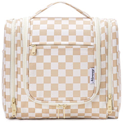 Narwey large hanging toiletry bag inside pockets demonstrates organized storage.
