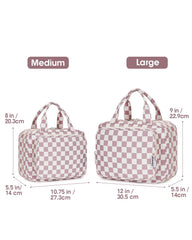 Narwey travel toiletry bag large hanging hook for convenient storage on the go.
