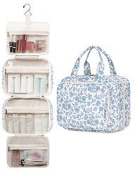 Narwey bag little blue flower large durable fabric with soft touch and sturdy zip