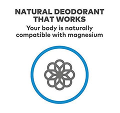nasanta magnesium deodorant application swatch shows smooth roll-on texture ideal for sensitive underarms