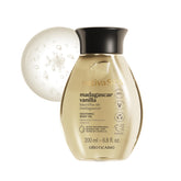 Nativa Spa Madagascar Vanilla Body Oil bottle showing soothing hydration for soft, comfortable skin.