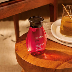 Woody floriental fragrance of NATIVA SPA Plum Body Oil comes alive