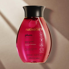 Purified quinoa drops in NATIVA SPA Plum Body Oil boost hydration
