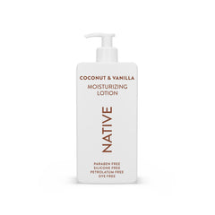 Native Body Lotion shea butter moisture close-up signals deep hydration.