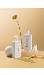 Native Citrus Herbal Musk Conditioner dispense enables easy controlled conditioning for smoother detangling.