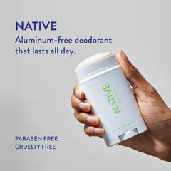 Native Classic ingredients-baking-soda close-up emphasizes naturally derived protection.