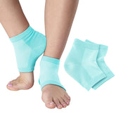 NatraCure vented gel heel sleeves pack closeup for breathable day wear.