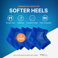 NatraCure heel sleeves worn on foot showing breathable design
