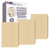 Natrulo eczema soap bar for face and body soothing facial skin