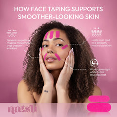 Natsu Overnight Wrinkle Patches for Smile Lines provide gentle lift as you sleep.