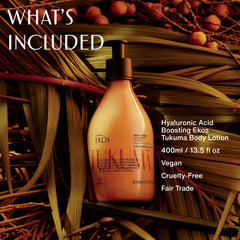Natura Tukuma Hyaluronic Lotion texture close-up – fast-absorbing daily moisturizer.