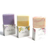Natural Amor Los Angeles lavender soap bar in a gift set for relaxing routines