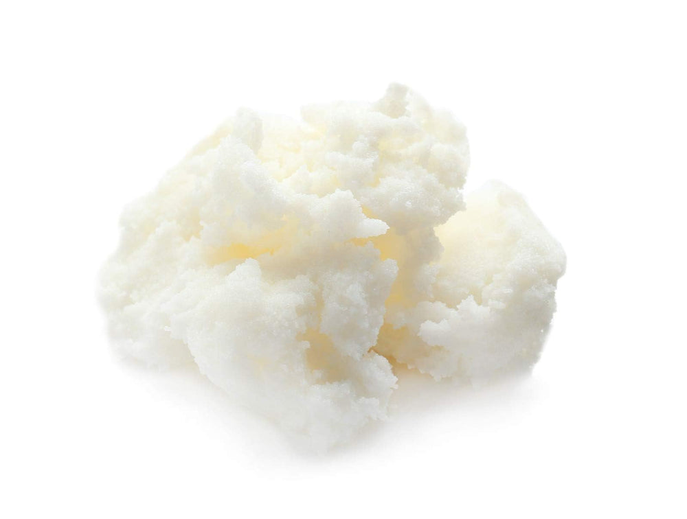 Natural Farms ultra refined shea butter 1-lb packaging for easy storage and use.