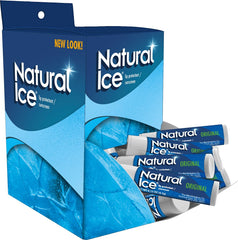 Natural Ice lip balm original tube close-up with SPF 15 protection for lips.