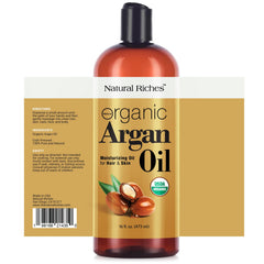 Natural Riches Argan Oil for face care delivers hydration and a supple complexion