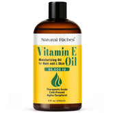 Natural Riches Vitamin E Oil bottle closeup for skin nourishment and protection