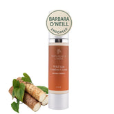 NATURALLY LINDA Wild Yam Cream bottle front view highlighting clean, organic ingredients.