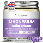 NaturallyMum Magnesium Cream bottle for soothing daily skin care