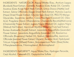 Naturcolor Poppy Seed before-and-after highlights natural-looking color results.