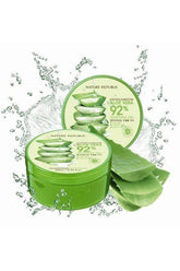 Nature Republic Aloe Vera 92% Gel outer tube delivering soothing hydration