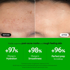 Ingredients closeup highlighting peptides and Niacinamide for glow