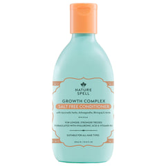 Nature Spell Hair Growth Complex Conditioner bottle showcases a sulfate-free formula for resilient, shiny hair.
