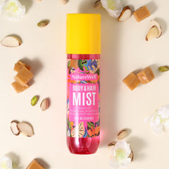 Nature Well Cheeky Mist bottle side view showcasing compact packaging