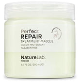 NatureLab.TOKYO Perfect Repair Masque bottle showcasing packaging for color protection and conditioning