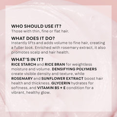 NatureLab.TOKYO Perfect Volume Masque application steps illustrate easy, even coverage.